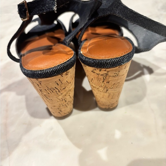EST. 1946 Women's Denim Wedge Sandals - Picture 3 of 4